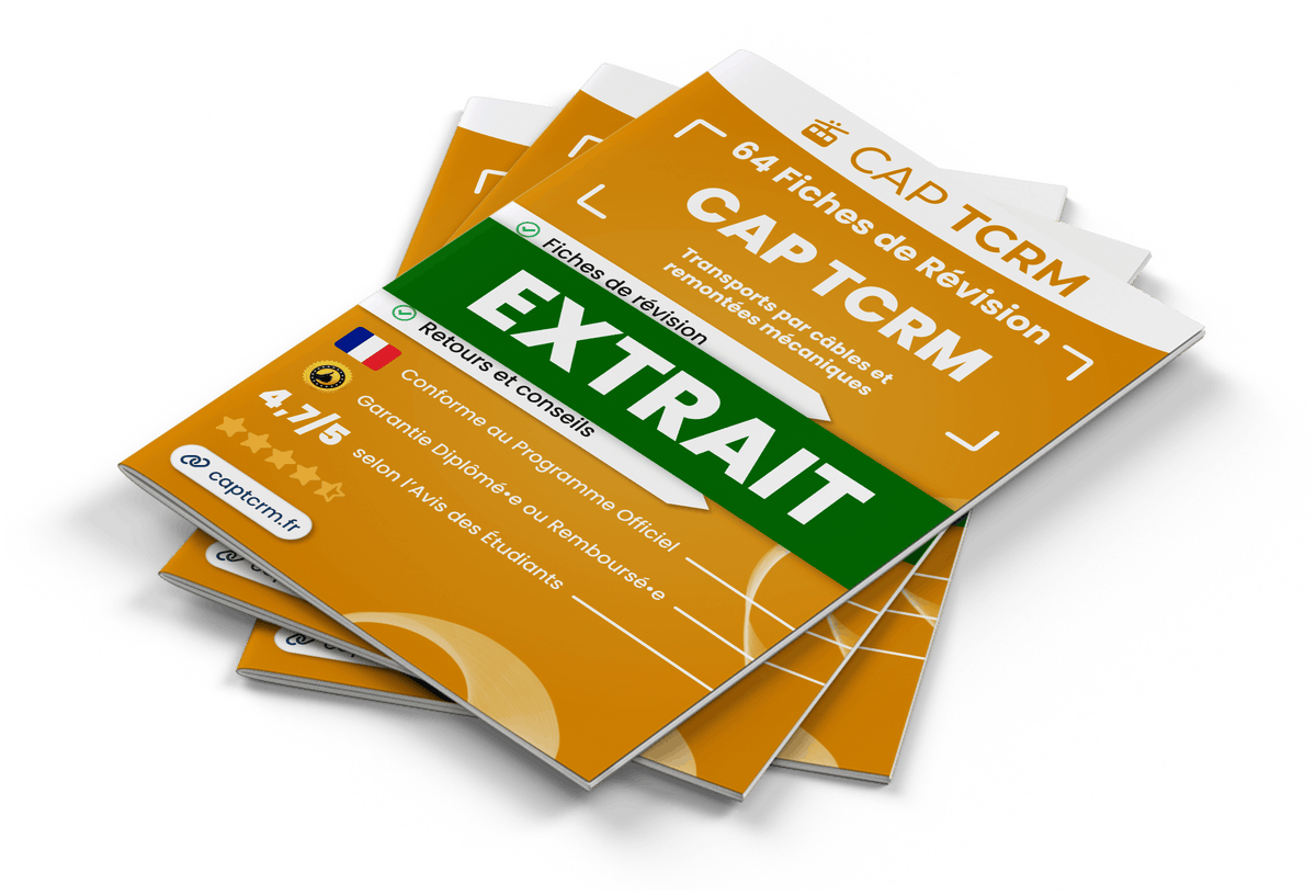 Extrait Fiches Révision gratuites CAP TCRM